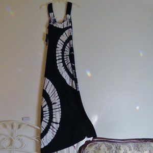 NWT Maxi Dress Tie Dye Black/White Macy's